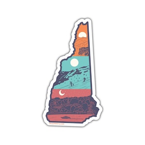 Layers of New Hampshire Sticker