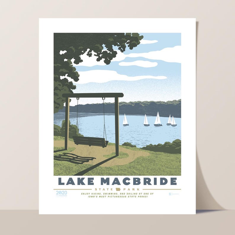 Lake Macbride State Park Print - Etsy