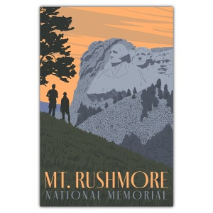 Mt. Rushmore National Monument Postkarte