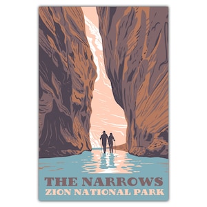 Carte postale The Narrows Parc national de Zion