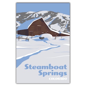 Steamboat Springs Barn Postkarte