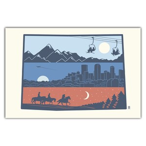 Carte postale Couches du Colorado