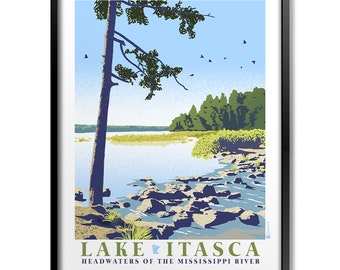 Lake Itasca Print