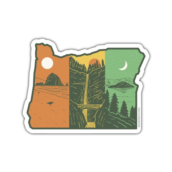 Layers of Oregon Sticker