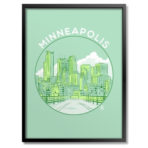 Minneapolis Circle Print
