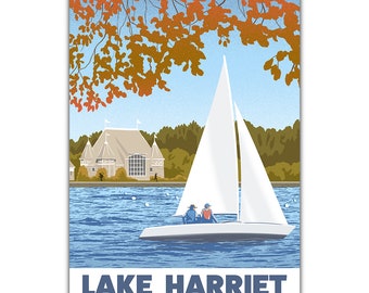 Lake Harriet Postcard