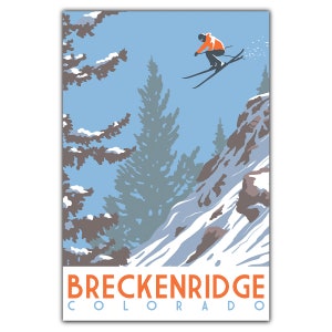 Breckenridge Catching Air Postkarte