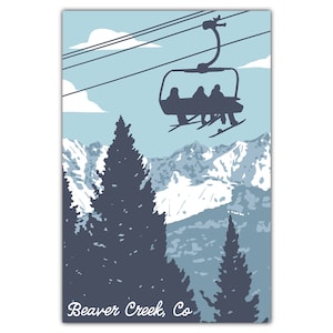 Beaver Creek Lift Postcard