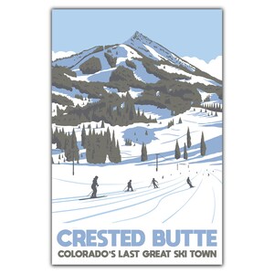 Carte postale Ville de ski de Crested Butte