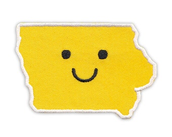 Smiley Face Iowa Patch