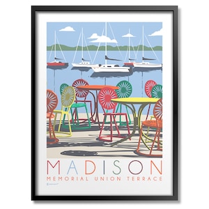 Impresión de la terraza de Madison Memorial Union