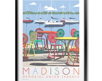 Madison Memorial Union Terrace Print