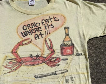 80s Rick And Jane/'s Crab Feast t-shirt Medium