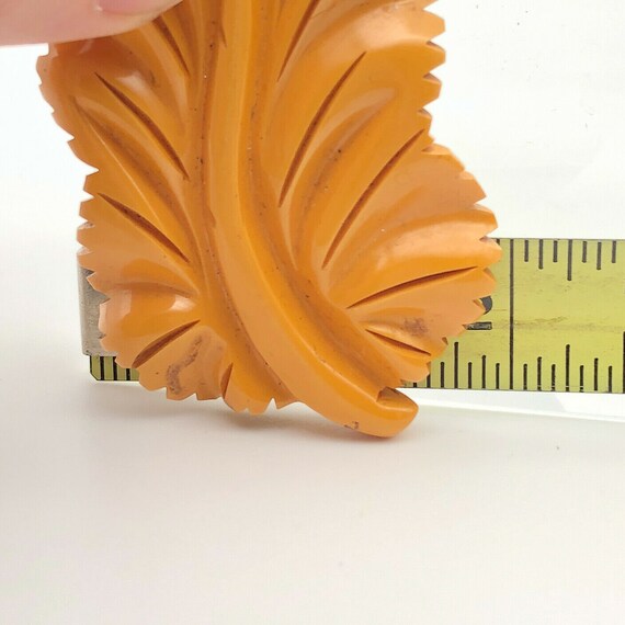 Rare Vintage Giant Butterscotch Yellow Bakelite Deepl… Gem