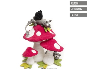 mini dragons - crochet pattern by mala designs®
