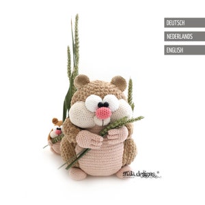 Hamster - crochet pattern  by mala designs®