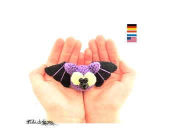 mini bats, crochet pattern