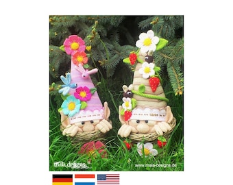 garden gnomes - crochet pattern