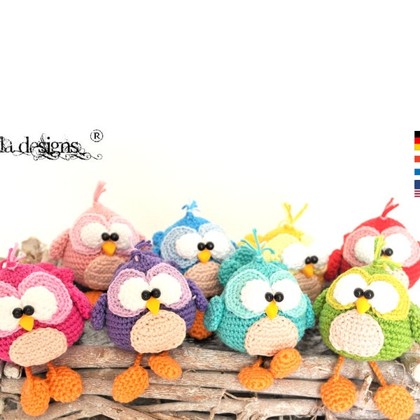 little birds, crochet pattern