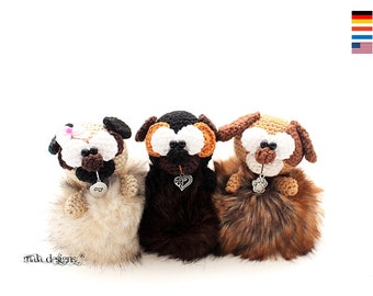 dogs - crochet pattern by mala designs ®