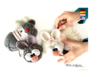 Bunnies, crochet pattern