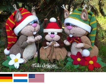 squirrel - crochet pattern