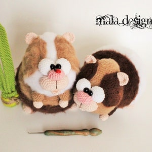 guinea pigs, crochet pattern image 5