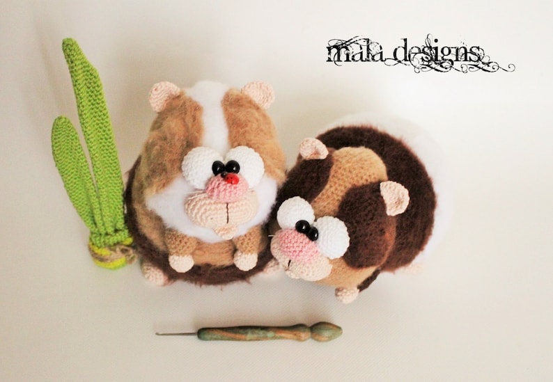 guinea pigs, crochet pattern image 5