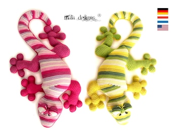 giant lizard / salamander, crochet pattern