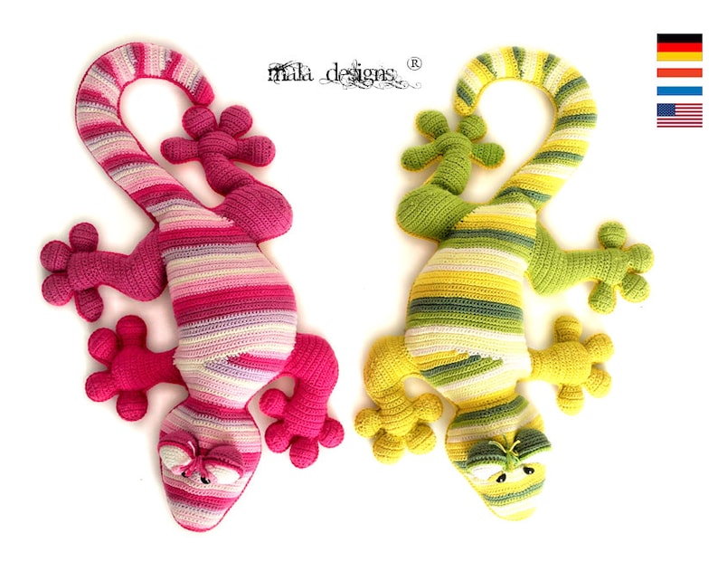 Giant lizard / salamander crochet pattern Etsy