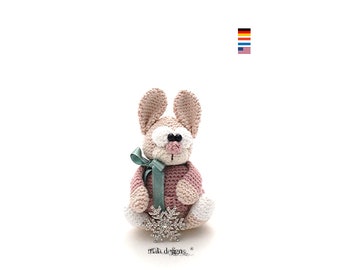 snow bunny - crochet pattern by mala designs ®