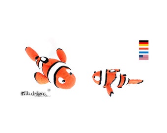 clownfishes, crochet pattern