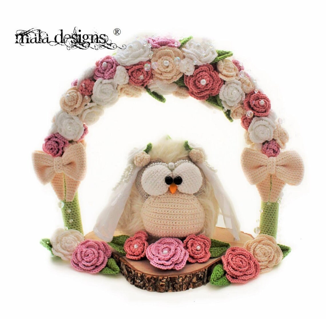 Mala Designs Patterns Arch of Roses - Crochet Pattern by Mala Designs ® - Etsy