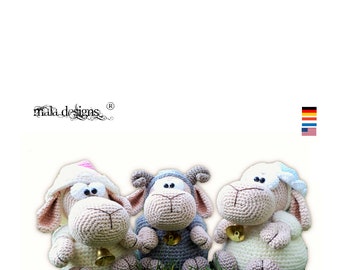 Moutons, motif au crochet