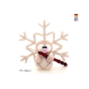 snowflake crochet pattern by mala designs ® image 1