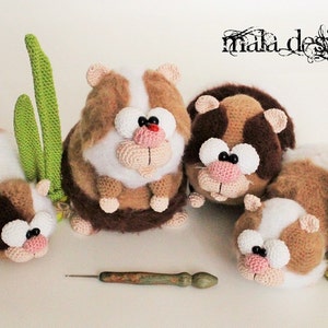 guinea pigs, crochet pattern image 2