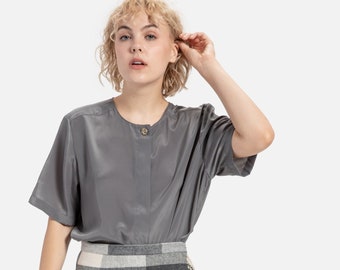 80s Charcoal Top L