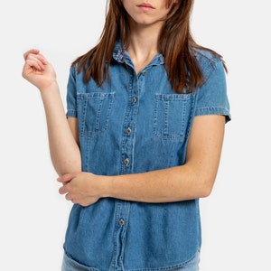 90s Chambray T-Shirt L image 2