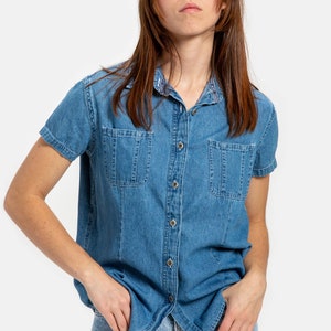 90s Chambray T-Shirt L image 3