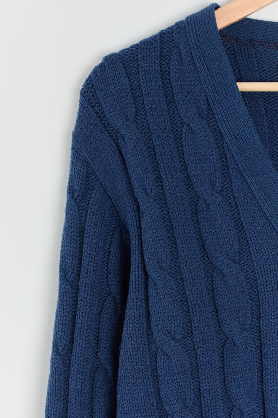 KNIT CABLE - THE CLASSIC NAVY main image 0