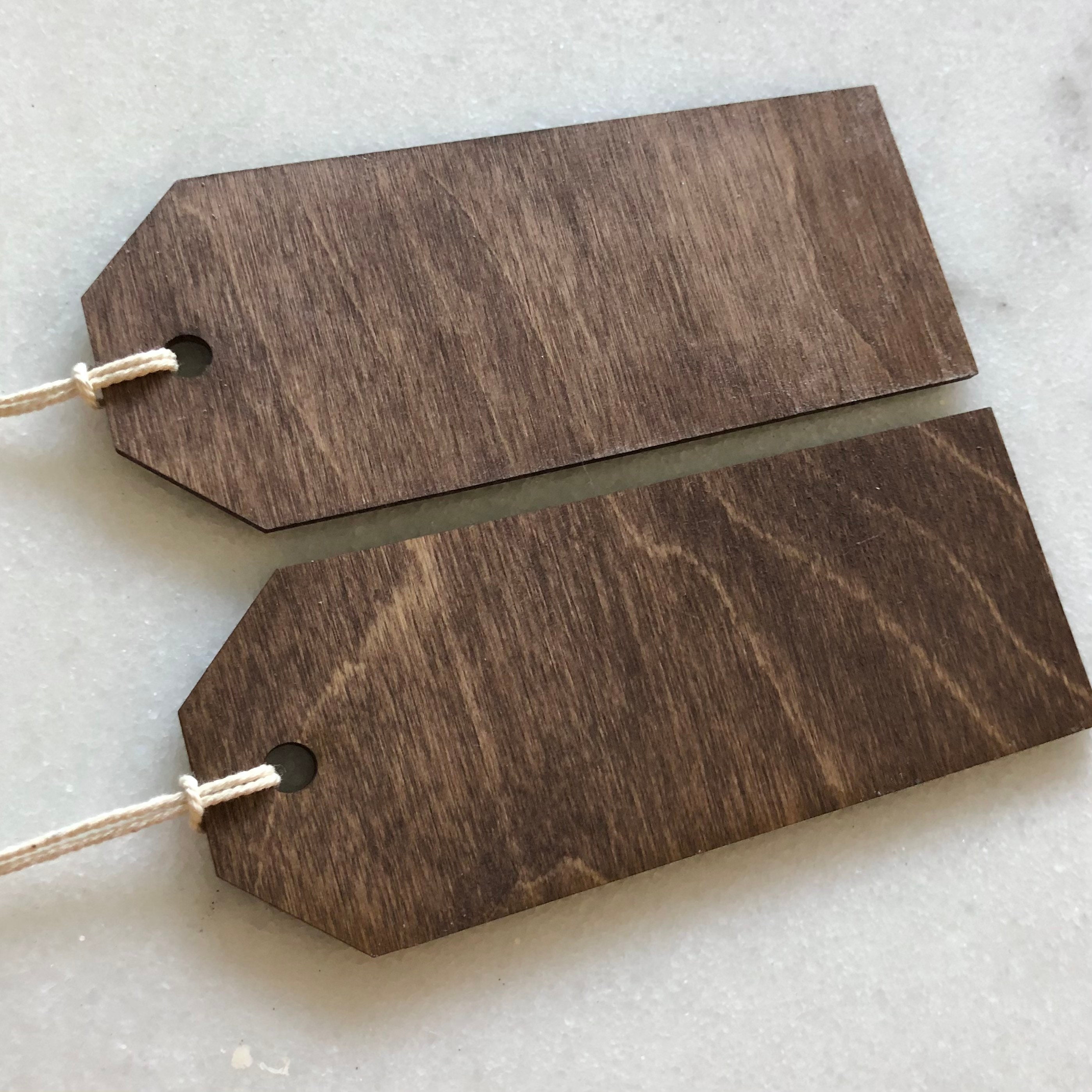 Wooden Stocking Tag BLANKS DIY Wooden Tags Customizable Etsy