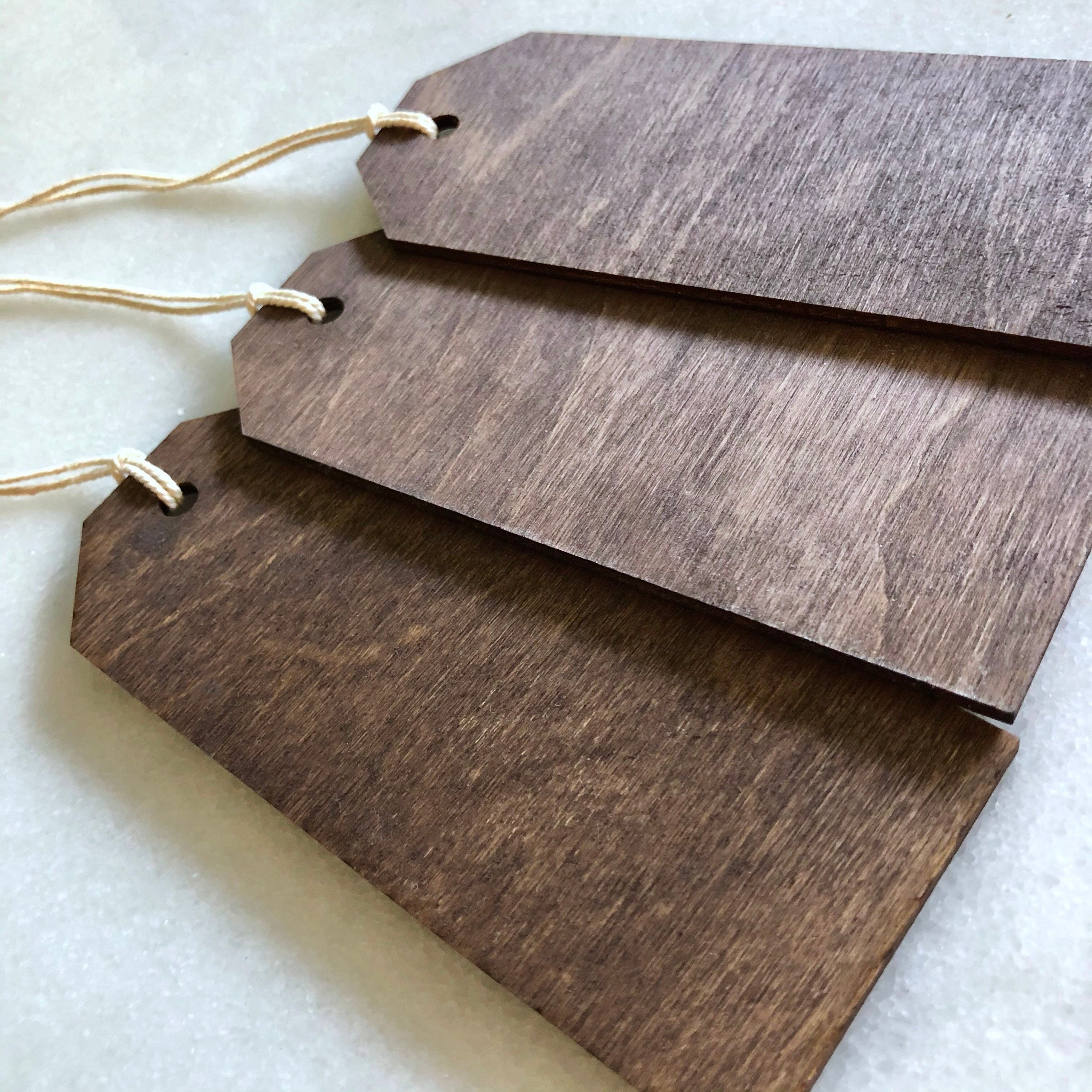 Etiqueta de media de madera BLANKS DIY etiquetas de madera Etsy