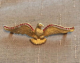 Vintage Eagle Military-style Brooch
