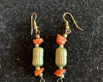 Stone Pebble Earrings