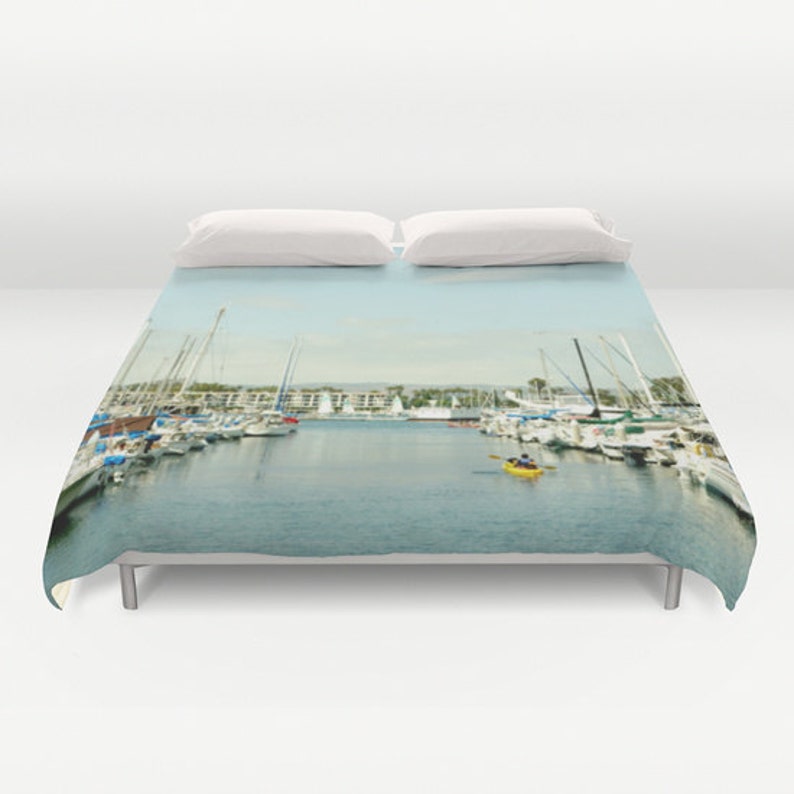 Nautical Duvet Cover Ocean Duvet Cover Coastal Duvet Cover Etsy