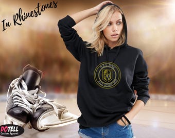 Vegas Golden Knights Hoodie , VGK  Hoodie , Knights Bling  sizes Smal-XL - All Day, All Knight