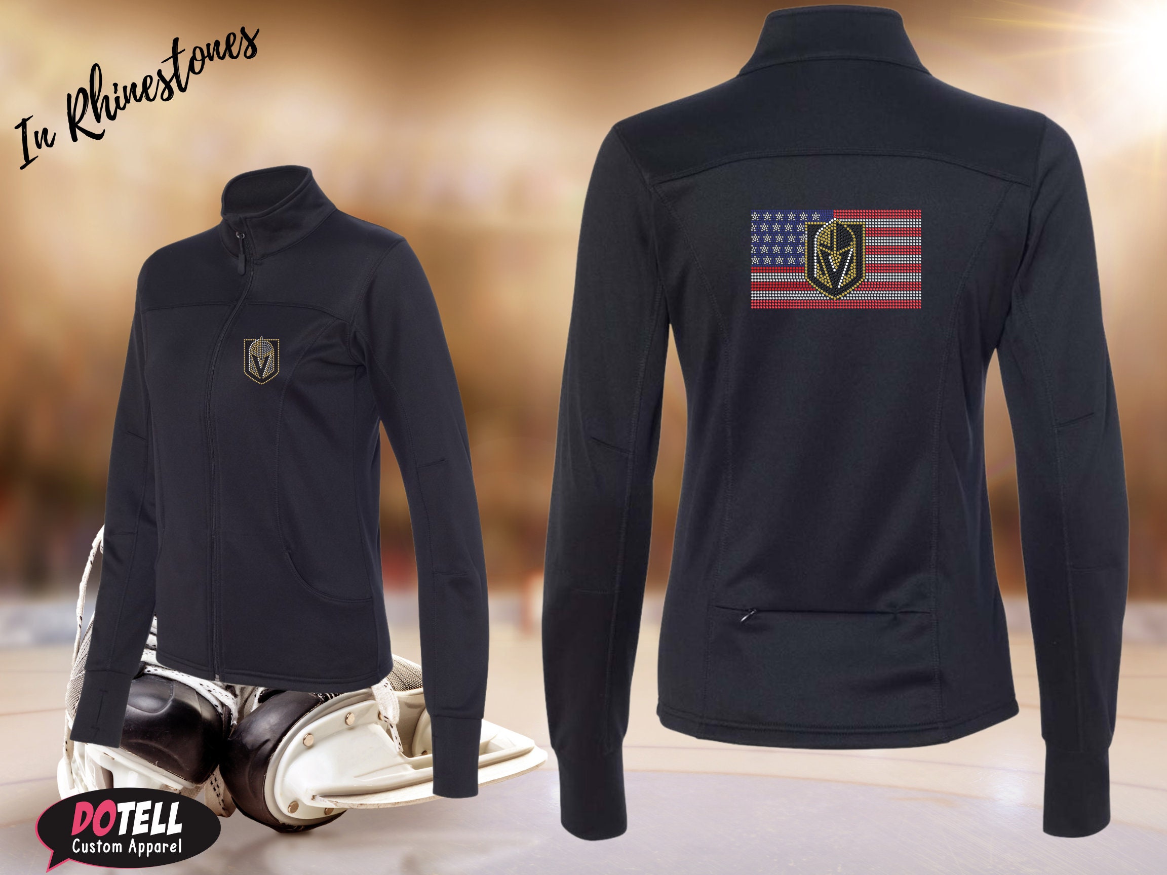 Boutique CUSTOM VGK Ultra-Premium Crystallized Jerseys - – Bling Vegas