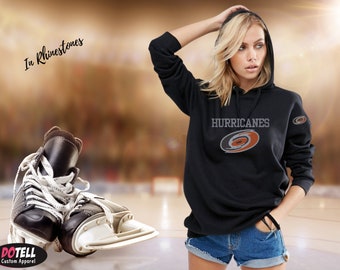 Carolina Hockey Bling Hoodie