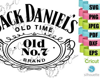Download Free Jack Daniel S Svgpngsilhouettedxfpdfjpegeps Etsy SVG Cut Files