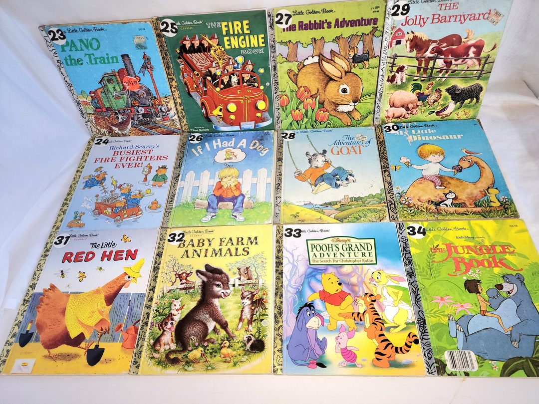 Little Golden Books, Used Children's Books for Crafts 3 Etsy